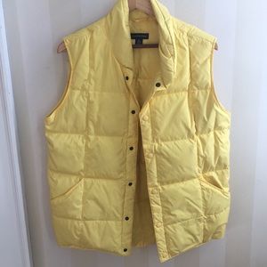 Lands end down vest
